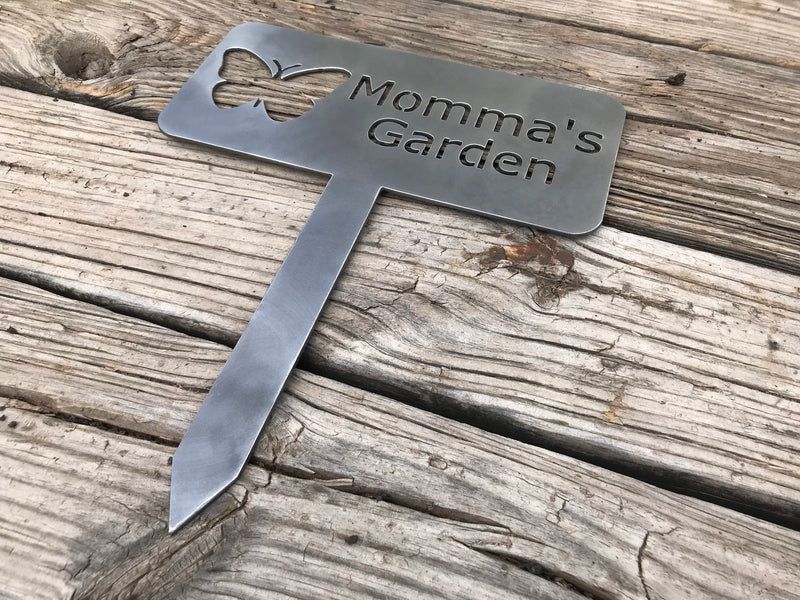 Load image into Gallery viewer, Custom Garden Sign | Garden Sign | Personalized Garden Sign | Garden |  Garden Stake | Garden Art | Metal Yard Art
