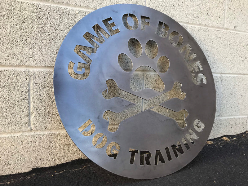 Load image into Gallery viewer, Custom Dog Sign | Dog Sign Metal | Personalized Dog Sign | Metal Dog Sign | Gifts For Dog Owners | Dog Lovers | Custom Dog Gifts

