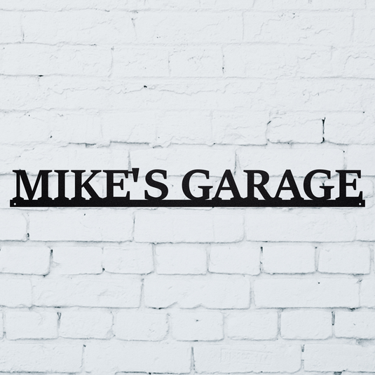 Custom Garage Sign | Custom Metal Sign | Family Room Decor | Family Sign | Metal Word Art