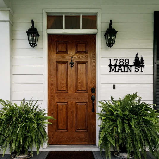 Home Address Sign | Custom Metal Address Sign | Personalized Metal Address Sign