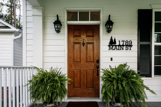 Home Address Sign | Custom Metal Address Sign | Personalized Metal Address Sign