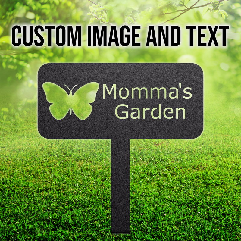 Load image into Gallery viewer, Custom Garden Sign | Garden Sign | Personalized Garden Sign | Garden |  Garden Stake | Garden Art | Metal Yard Art

