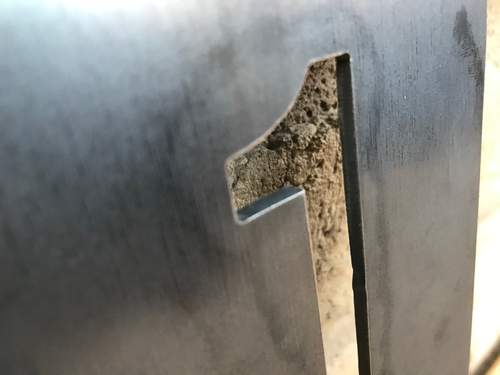 Vertical Address Sign - Solid