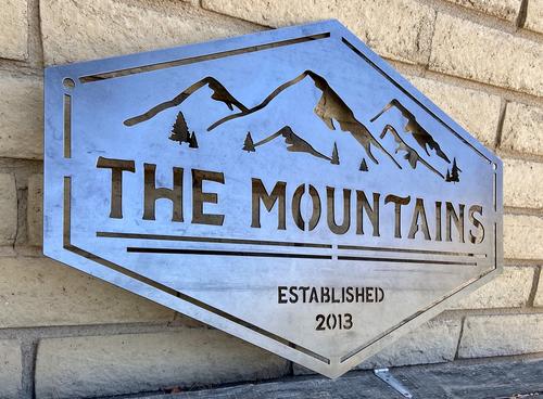 Load image into Gallery viewer, Mountain Monogram
