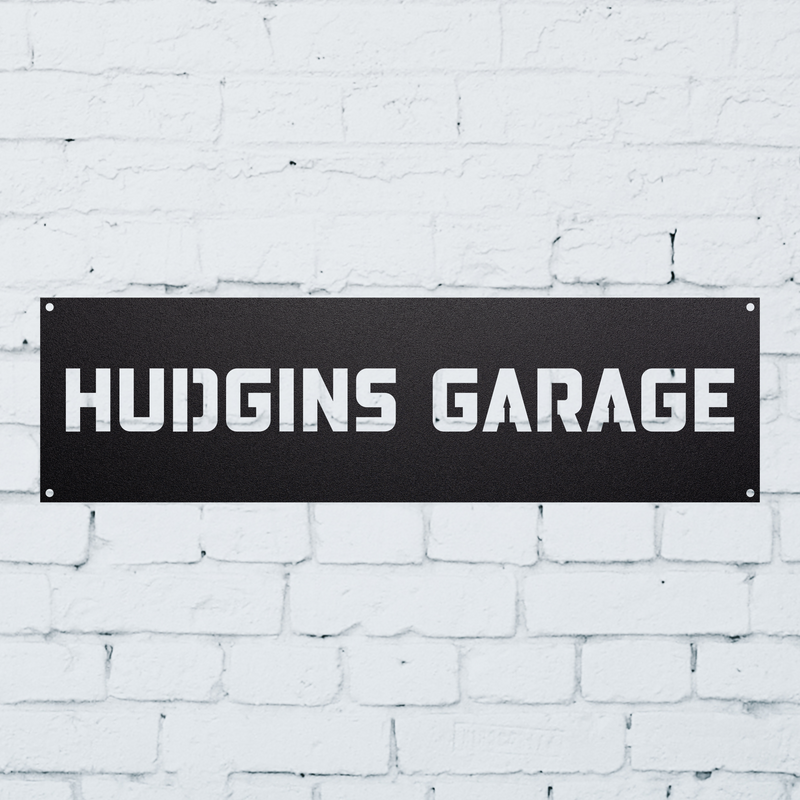 Load image into Gallery viewer, Custom Metal Sign | Personalized Workshop Sign | Garage | Workshop Man Cave Decor | Large
