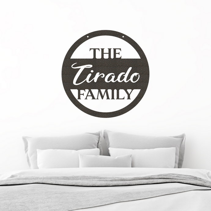 Circle Family Monogram