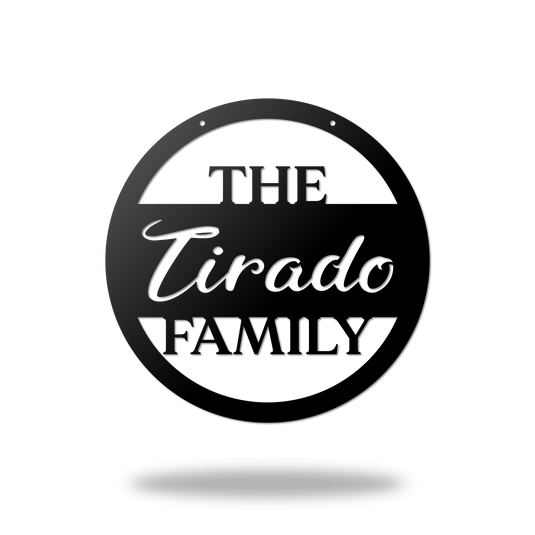 Circle Family Monogram